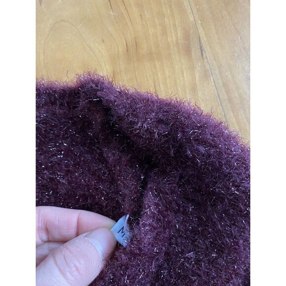 iBlues Sweater Purple Tinsel Plum Medium Aubergine Metallic I Blues - Picture 7 of 12